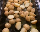 A picture of step 2 of Roast potatoes in ghee (clarified butter).