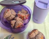 Foto langkah ke 7 dari resep Bolu Kukus Ubi Ungu (No Mixer).