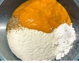 A picture of step 1 of Mango Shrikhand with Dry Fruits.
