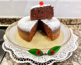 Foto del paso 9 de la receta: Pastel de Navidad con nata, chocolate y cerezas confitadas “sin gluten”