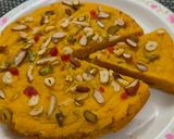 A picture of step 7 of Suji Mango Cake.