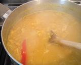 A picture of step 4 of Thrifty Dahl Soup with Dripping Toast.