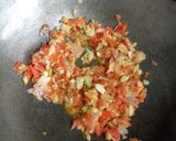 A picture of step 2 of Stuffed Ridge gourd.