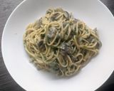 A picture of step 9 of Creamy Spinach and Spaghetti.