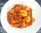 Foto langkah ke 6 dari resep Udang balado pete.