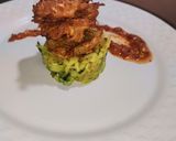 A picture of step 5 of Raw papaya pakoda.
