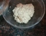 A picture of step 2 of Seven layered puris.