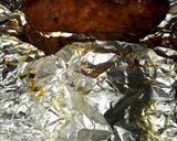 A picture of step 6 of Chicken chocolate kebabs.
