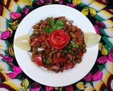 A picture of step 4 of Healthy Tangy Kala Chana Chaat.
