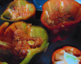 Foto del paso 7 de la receta: 🌶️Pimientos rellenos de carne picada al horno 🐔