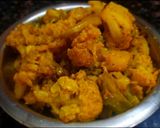 गोभी आलू की सब्जी(Gobhialoo ki sabzi recipe in Hindi) रेसिपी चरण 4 फोटो
