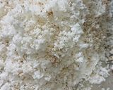A picture of step 1 of Coconut burfi.