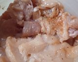 A picture of step 1 of Dynamite Chicken.