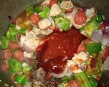 A picture of step 7 of Chinese Rice with Chicken Jalfrezi.