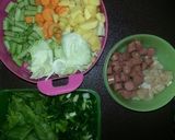 Foto langkah ke 1 dari resep Sop Sayuran dengan Kemiri+Ketumbar.