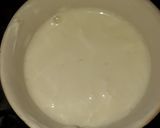 A picture of step 1 of Butter scotch pudding.