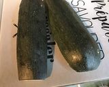 Une image de l'étape 3 de Salade de pâtes marinée aux tomates, concombre, courgette, oignon de roscoff et Lonzo.