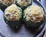 Foto del paso 3 de la receta: Zapallito relleno carne-champiñón