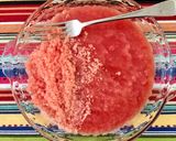 A picture of step 4 of Watermelon Sorbet.