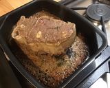 Une image de l'étape 7 de Rôti de bœuf à l'ail fumé et jus de sanglier.
