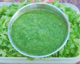 A picture of step 3 of Mint,coriander leaves 🍃 chutney.