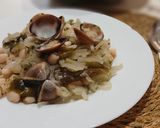 Foto del paso 4 de la receta: Sopa fría de Alubias blancas con Acelga y Almejas