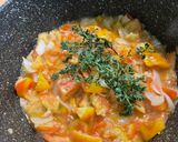 Une image de l'étape 11 de Conserve de concassée de tomates, ail, basilic et oignon blanc.