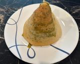 A picture of step 1 of Spinach mint cauliflower masala dosa.