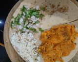 A picture of step 3 of Triply paratha (healthy breakfast).