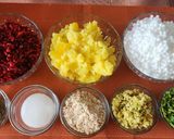 A picture of step 1 of Beetroot Sabudana Vada.