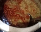 A picture of step 3 of Malka dal with rice.