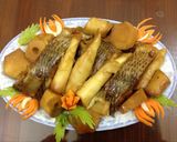 Hình bước làm 4 của món Cá rô phi kho măng