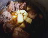 Hình bước làm 2 của món Gà nấu khoai tây