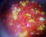 A picture of step 9 of ALU gajar matar meithe,.