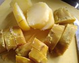 A picture of step 2 of Sweet potato bhajia#festivecontestnairobieast#authors marathon.