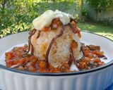 Foto langkah ke 5 dari resep Italian Beef Rice Skillet (Tumis Nasi Sapi Italia).