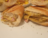 Foto del paso 5 de la receta: Bocaditos de tortilla francesa rellena de queso y pavo