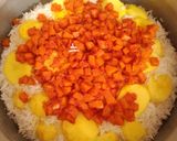 عکس مرحله 6 از دستور هویج پلو با سیب زمینی 🥕🥔