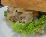 Foto del paso 13 de la receta: Sándwich de pollo y cebollas grilladas🥪🧀🍗