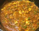 A picture of step 8 of Mutter Paneer.