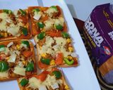 A picture of step 6 of 🧇🍕Bread pizza🍕 🍕.