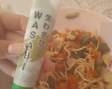 Foto del paso 9 de la receta: Noodles con pollo y verduras al wok