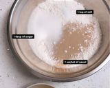 A picture of step 1 of Simple Jeqe recipe (steamed bread).