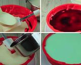 Foto del paso 5 de la receta: Gelatina de tres leches con sabor fresas y menta