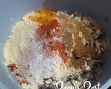 A picture of step 1 of Red Cabbage Fritters.