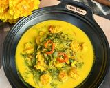 Foto langkah ke 4 dari resep Gulai Udang Selada Air.