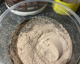 A picture of step 1 of Chocolate chia protein pudding.
