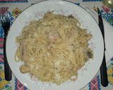 Foto del paso 6 de la receta: Pasta con salsa de champiñones, pollo, jamón y crema 😍