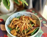 Hình bước làm 5 của món Bông Kim Châm Kho Rau Củ Chay