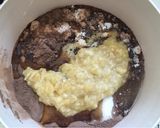 Foto del paso 3 de la receta: BUDÍN INTEGRAL DE CHOCOLATE Y BANANA 🍫🍌